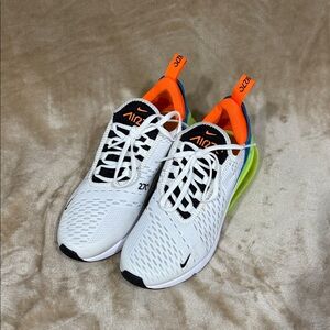 Nike Women’s  White and Neon Green Sneakers